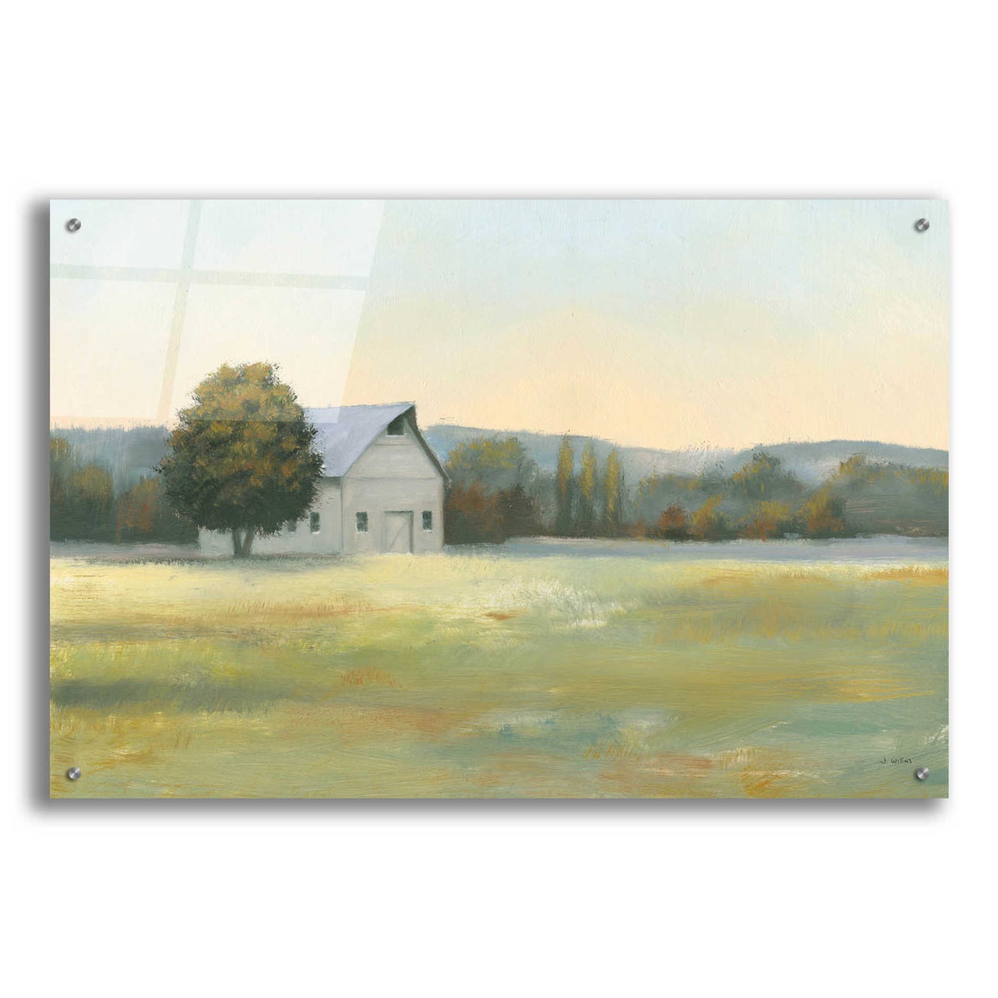 Epic Art 'Morning Meadows II' by James Wiens, Acrylic Glass Wall Art,36x24