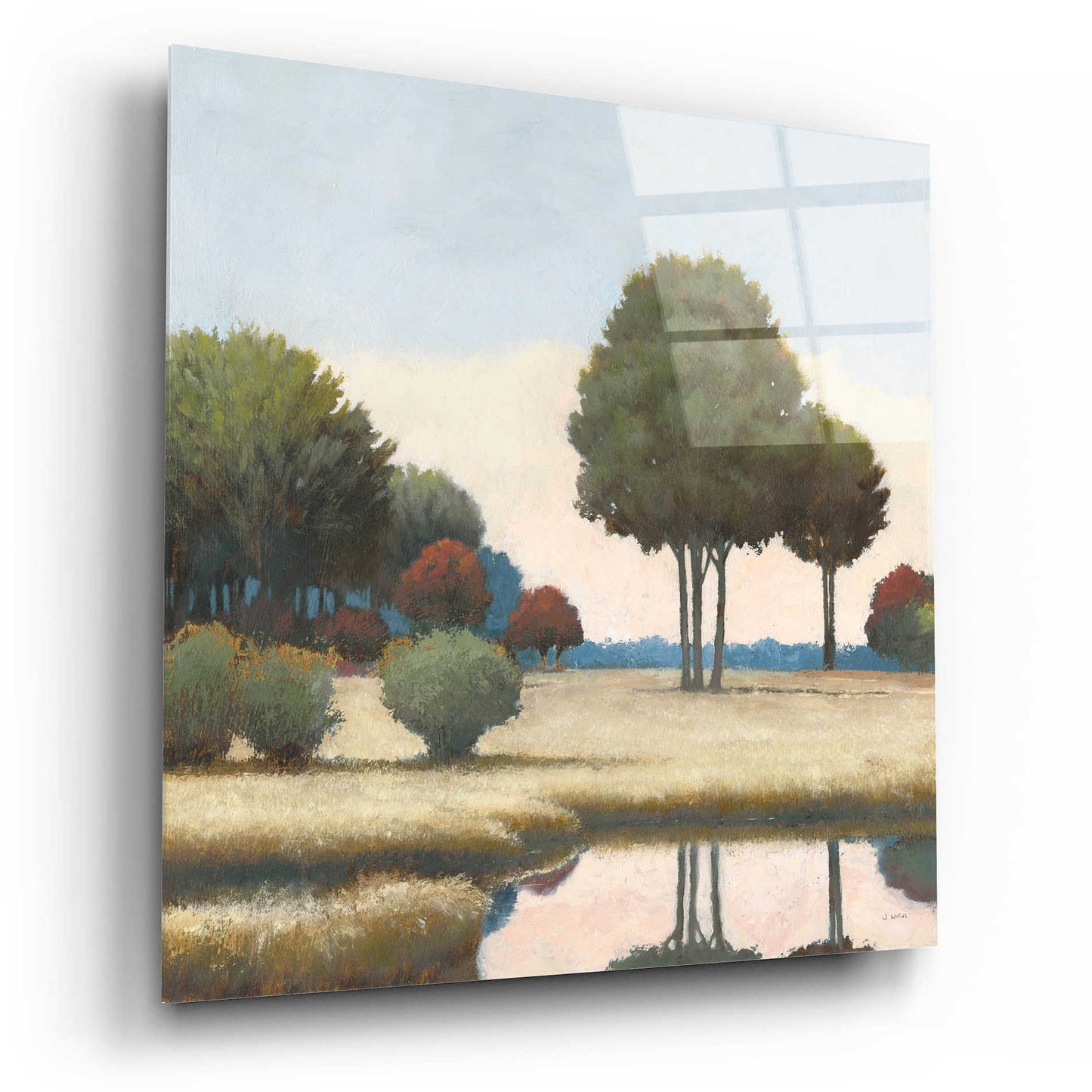 Epic Art 'By the Waterways II' by James Wiens, Acrylic Glass Wall Art,12x12