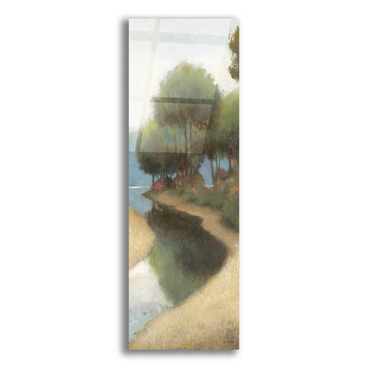 Epic Art 'By the Waterways Portrait II' by James Wiens, Acrylic Glass Wall Art,12x36x1.74x0,20x60x1.74x0