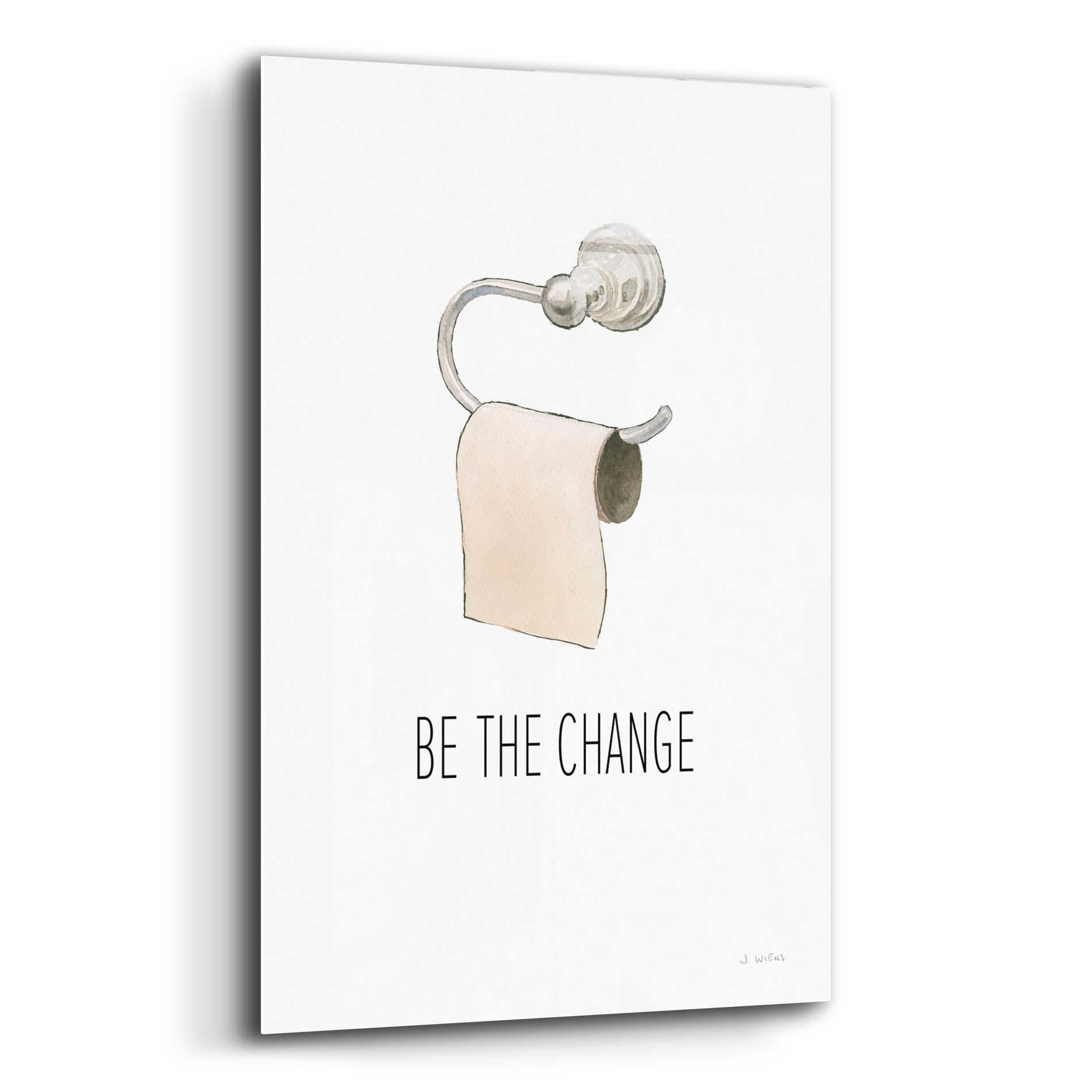 Epic Art 'Be The Change' by James Wiens, Acrylic Glass Wall Art,12x16