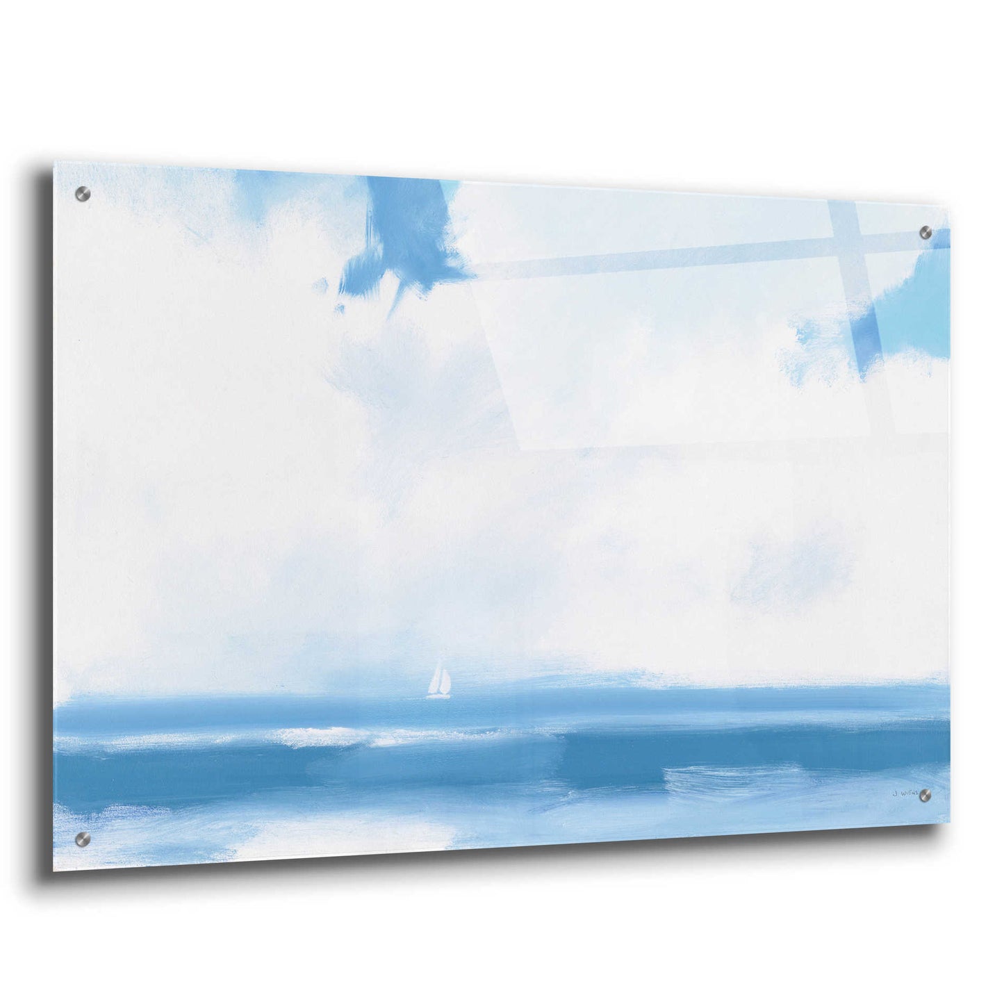 Epic Art 'Oceanview Sail' by James Wiens, Acrylic Glass Wall Art,36x24