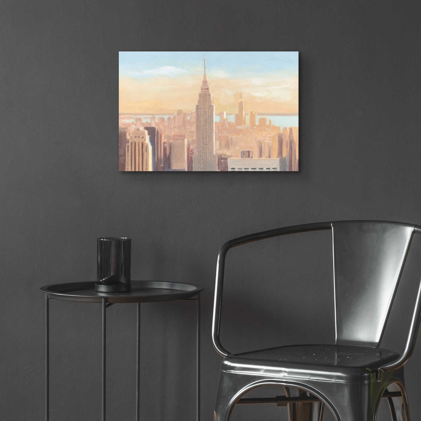 Epic Art 'Manhattan Dawn' by James Wiens, Acrylic Glass Wall Art,24x16