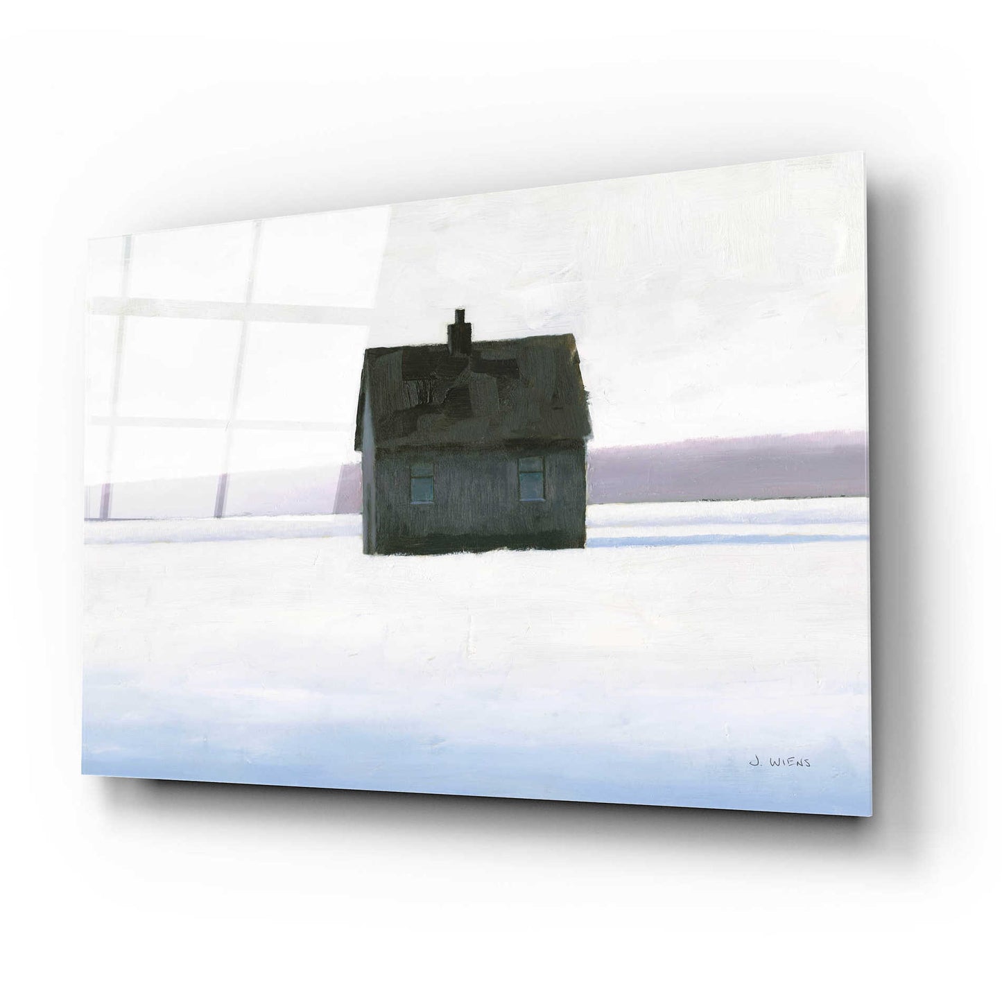 Epic Art 'Lonely Winter Landscape II' by James Wiens, Acrylic Glass Wall Art,24x16