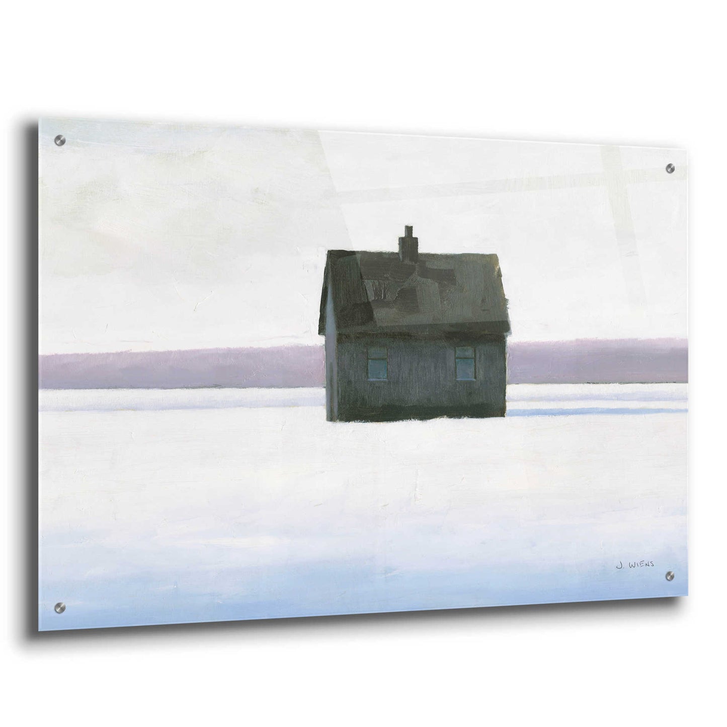 Epic Art 'Lonely Winter Landscape II' by James Wiens, Acrylic Glass Wall Art,36x24