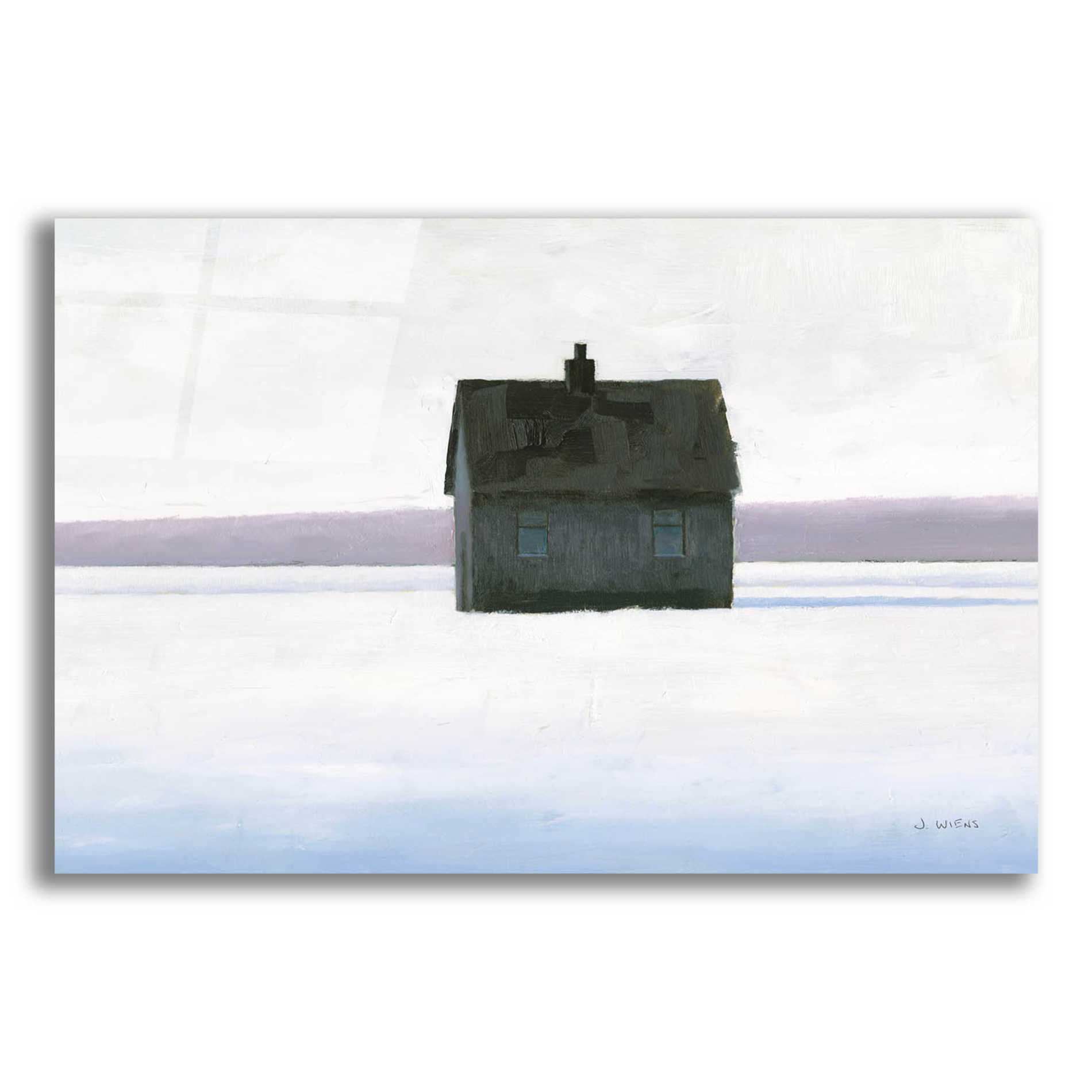 Epic Art 'Lonely Winter Landscape II' by James Wiens, Acrylic Glass Wall Art,16x12x1.1x0,26x18x1.1x0,34x26x1.74x0,54x40x1.74x0