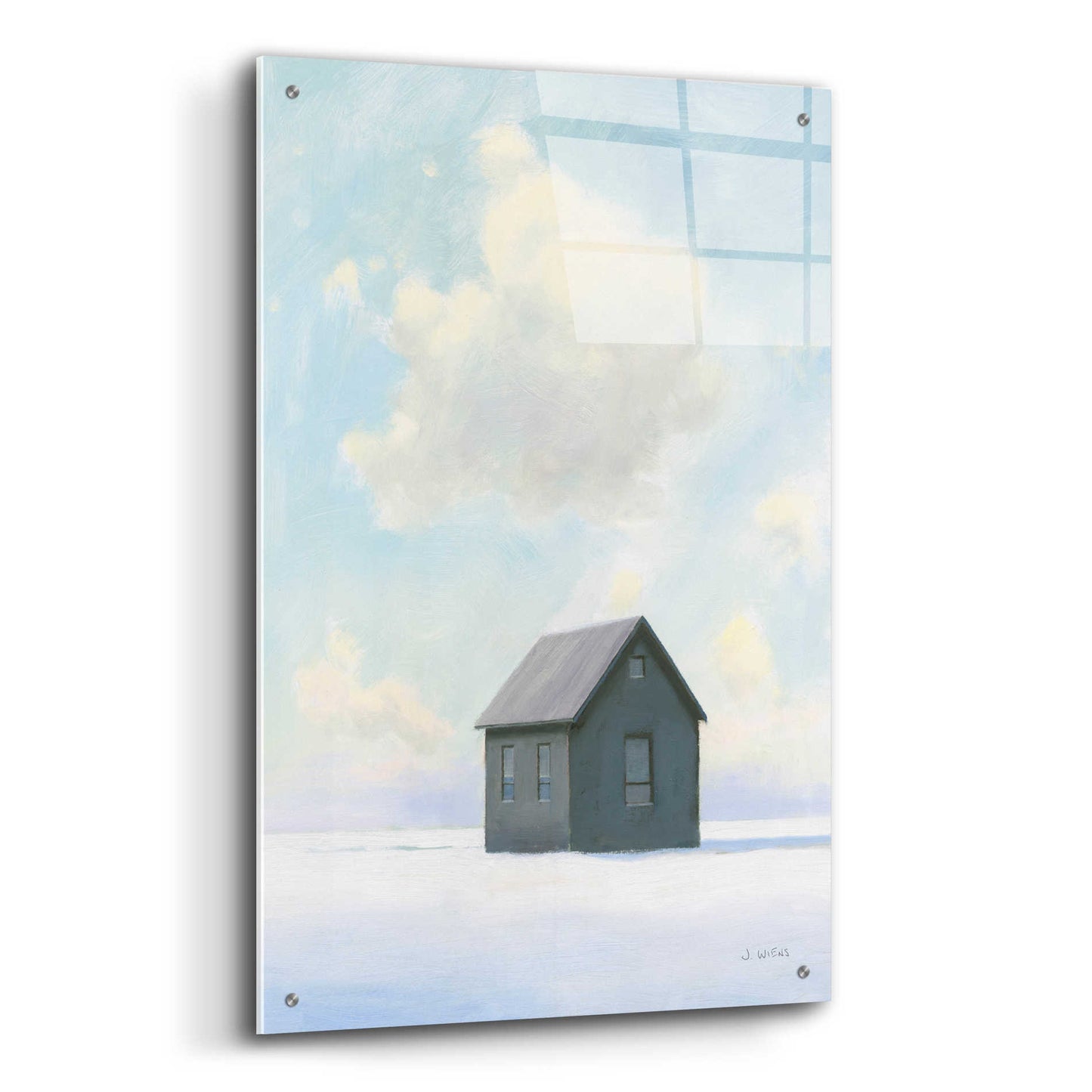 Epic Art 'Lonely Winter Landscape III' by James Wiens, Acrylic Glass Wall Art,24x36