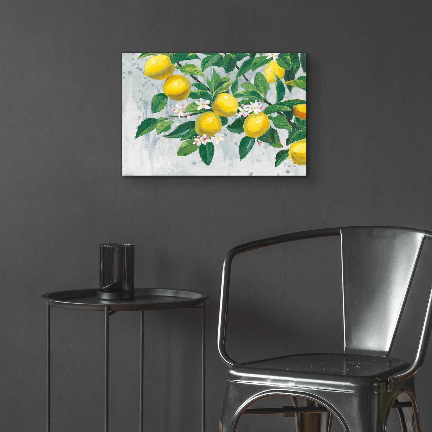 Epic Art 'Zesty Lemons' by James Wiens, Acrylic Glass Wall Art,24x16