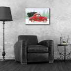 Epic Art 'Christmas Farm I' by James Wiens, Acrylic Glass Wall Art,24x16