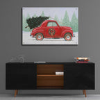 Epic Art 'Christmas Farm I' by James Wiens, Acrylic Glass Wall Art,36x24