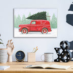 Epic Art 'Christmas Farm II' by James Wiens, Acrylic Glass Wall Art,16x12