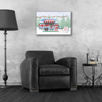 Epic Art 'Christmas Farm IV' by James Wiens, Acrylic Glass Wall Art,24x16