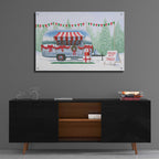 Epic Art 'Christmas Farm IV' by James Wiens, Acrylic Glass Wall Art,36x24