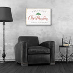 Epic Art 'Christmas Farm V' by James Wiens, Acrylic Glass Wall Art,24x16