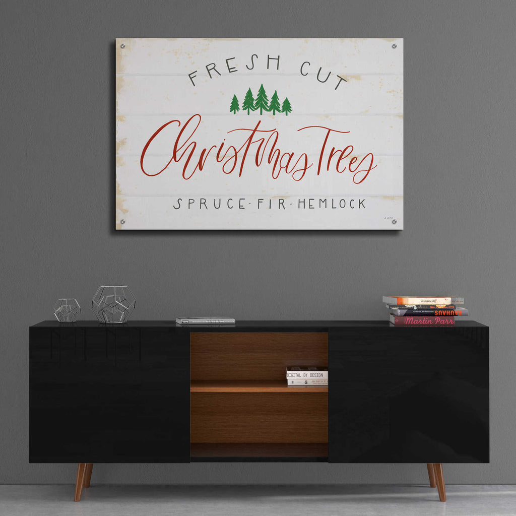 Epic Art 'Christmas Farm V' by James Wiens, Acrylic Glass Wall Art,36x24