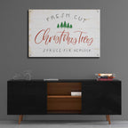 Epic Art 'Christmas Farm V' by James Wiens, Acrylic Glass Wall Art,36x24