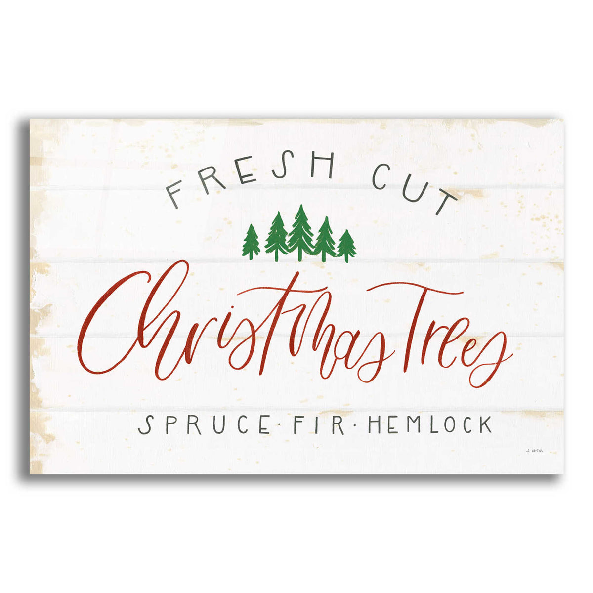 Epic Art 'Christmas Farm V' by James Wiens, Acrylic Glass Wall Art,18x12x1.1x0,26x18x1.1x0,40x26x1.74x0,60x40x1.74x0