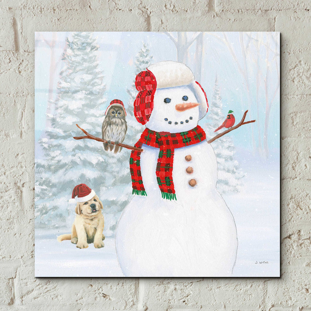 Epic Art 'Dressed for Christmas II Crop' by James Wiens, Acrylic Glass Wall Art,12x12