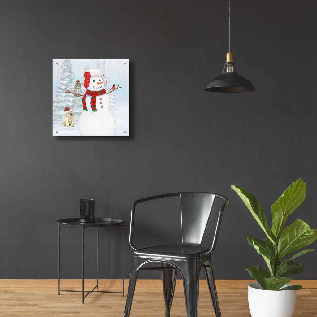 Epic Art 'Dressed for Christmas II Crop' by James Wiens, Acrylic Glass Wall Art,24x24