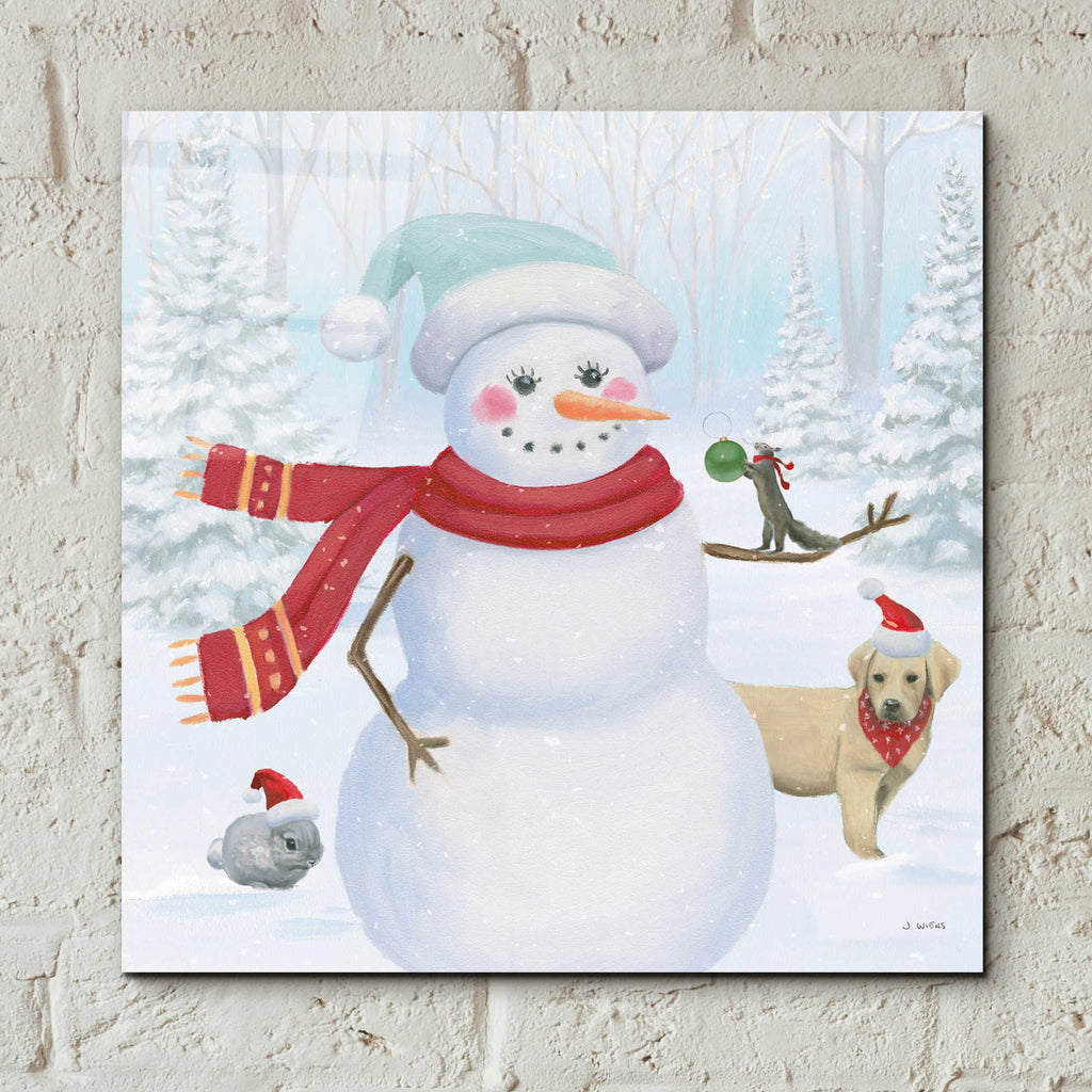 Epic Art 'Dressed for Christmas III Crop' by James Wiens, Acrylic Glass Wall Art,12x12
