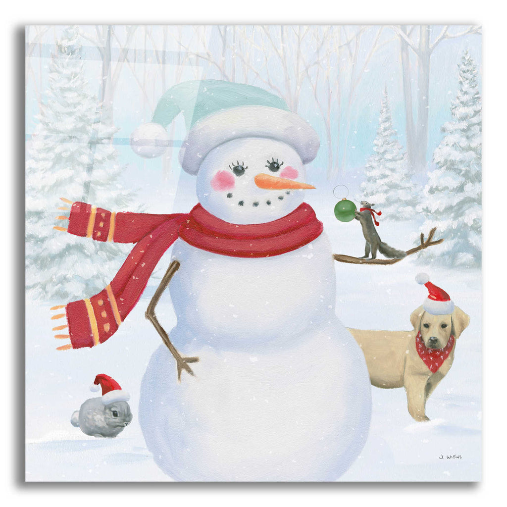 Epic Art 'Dressed for Christmas III Crop' by James Wiens, Acrylic Glass Wall Art,12x12x1.1x0,18x18x1.1x0,26x26x1.74x0,37x37x1.74x0