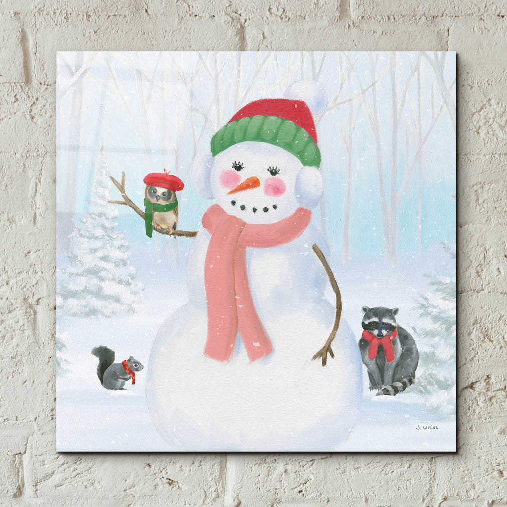 Epic Art 'Dressed for Christmas IV Crop' by James Wiens, Acrylic Glass Wall Art,12x12