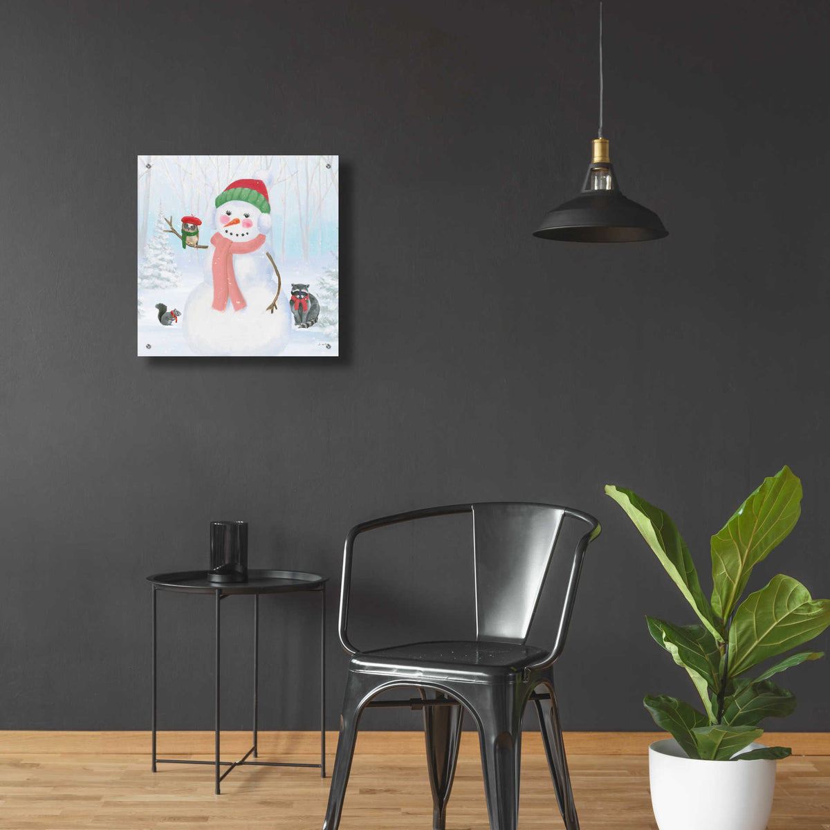 Epic Art 'Dressed for Christmas IV Crop' by James Wiens, Acrylic Glass Wall Art,24x24