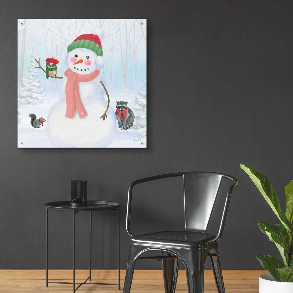 Epic Art 'Dressed for Christmas IV Crop' by James Wiens, Acrylic Glass Wall Art,36x36