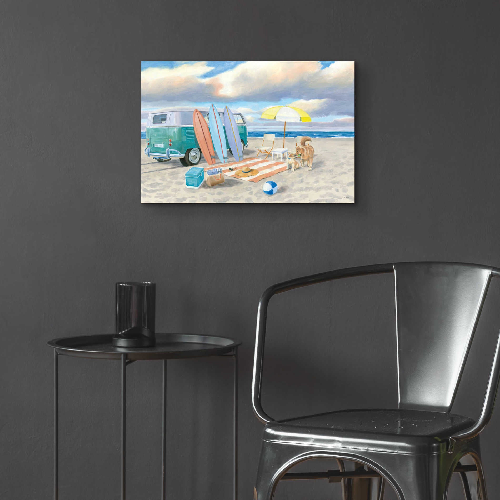 Epic Art 'Beach Ride II' by James Wiens, Acrylic Glass Wall Art,24x16