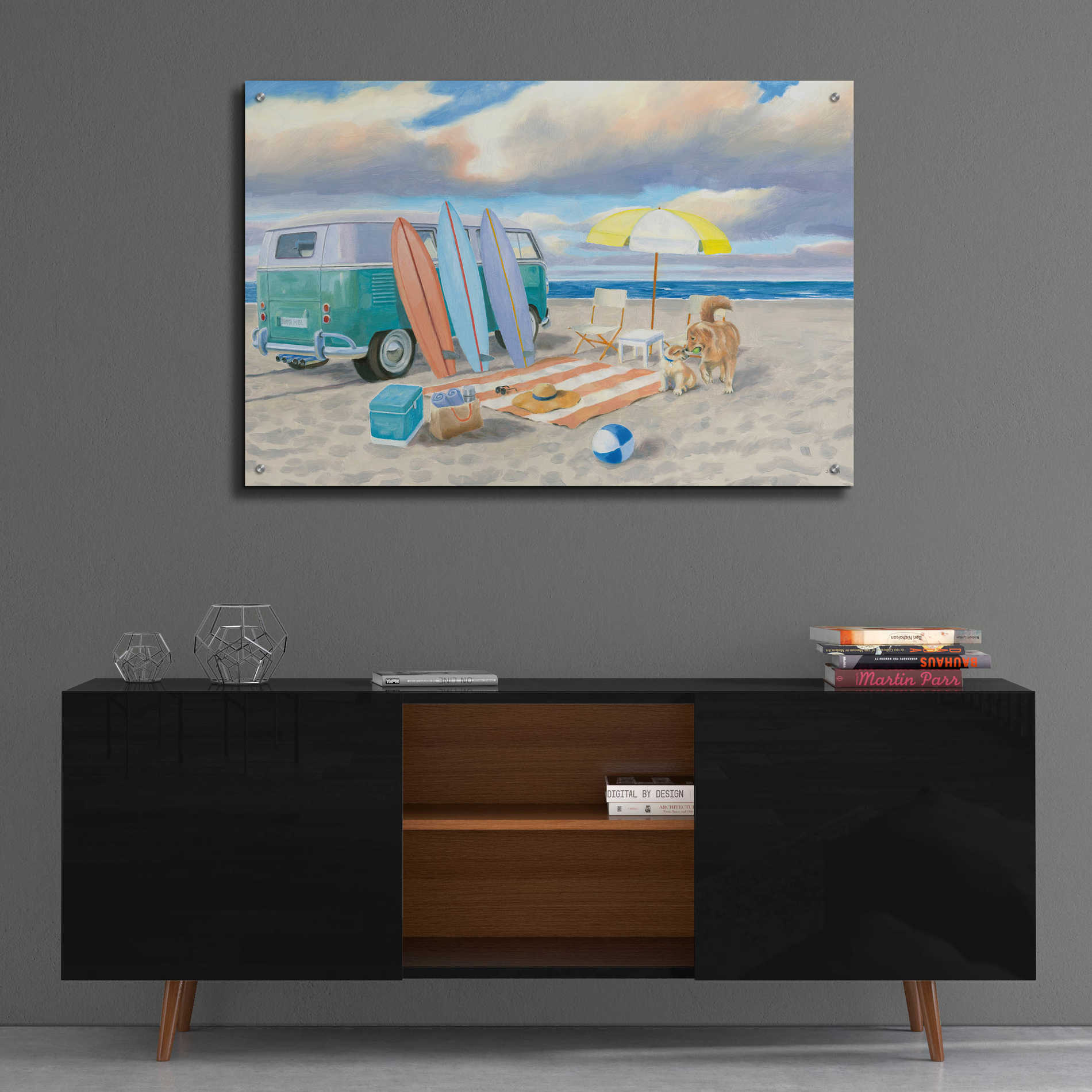 Epic Art 'Beach Ride II' by James Wiens, Acrylic Glass Wall Art,36x24