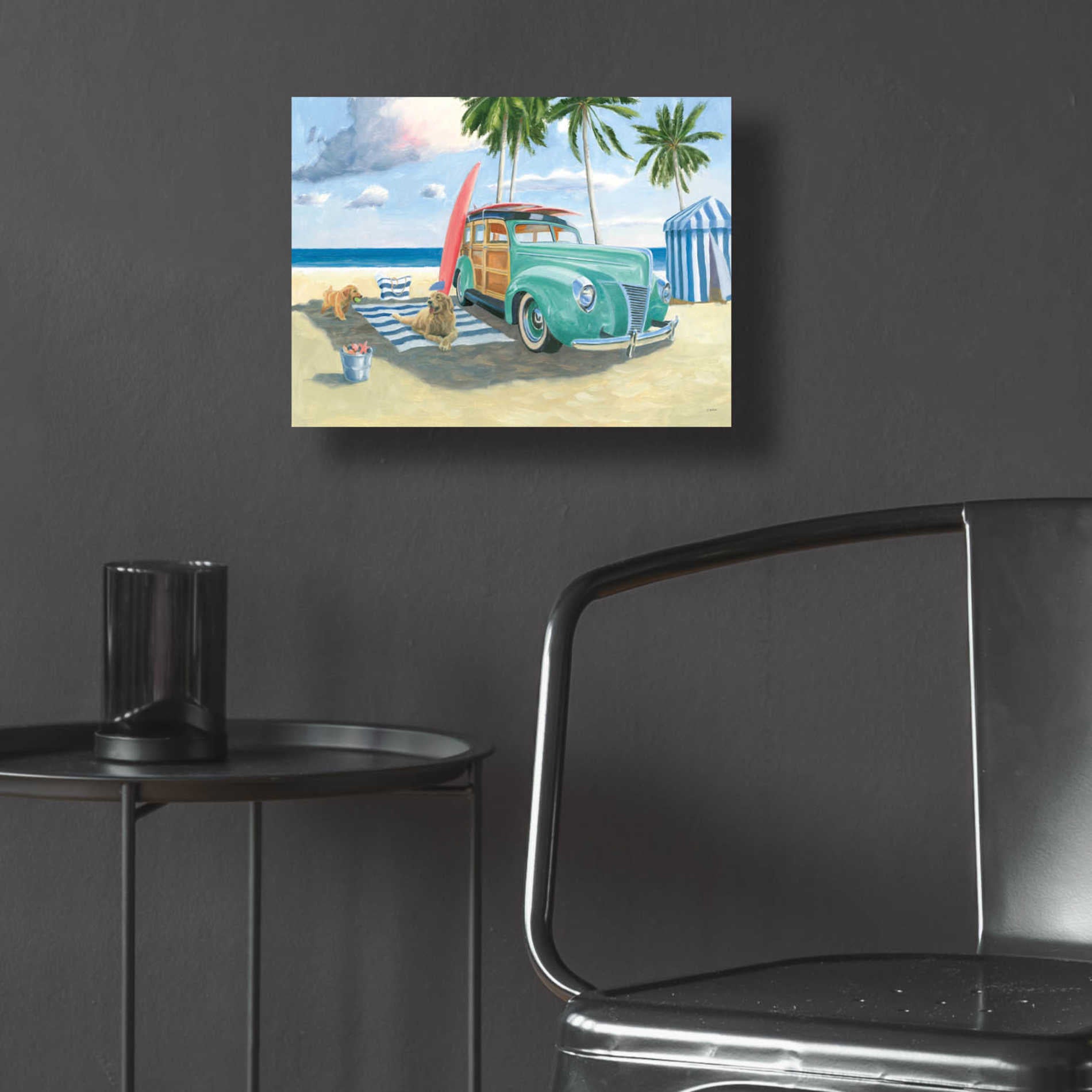 Epic Art 'Beach Ride III' by James Wiens, Acrylic Glass Wall Art,16x12