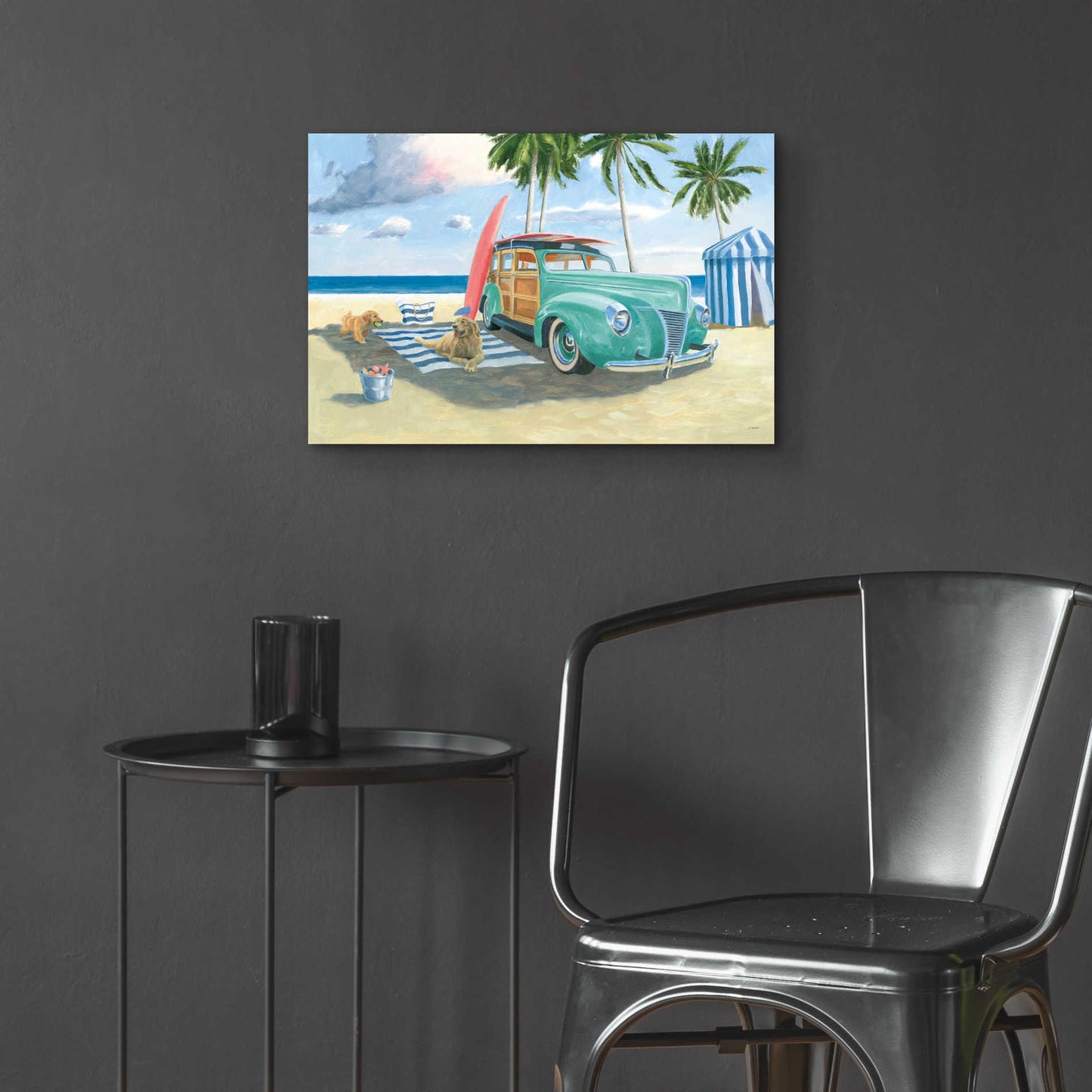 Epic Art 'Beach Ride III' by James Wiens, Acrylic Glass Wall Art,24x16