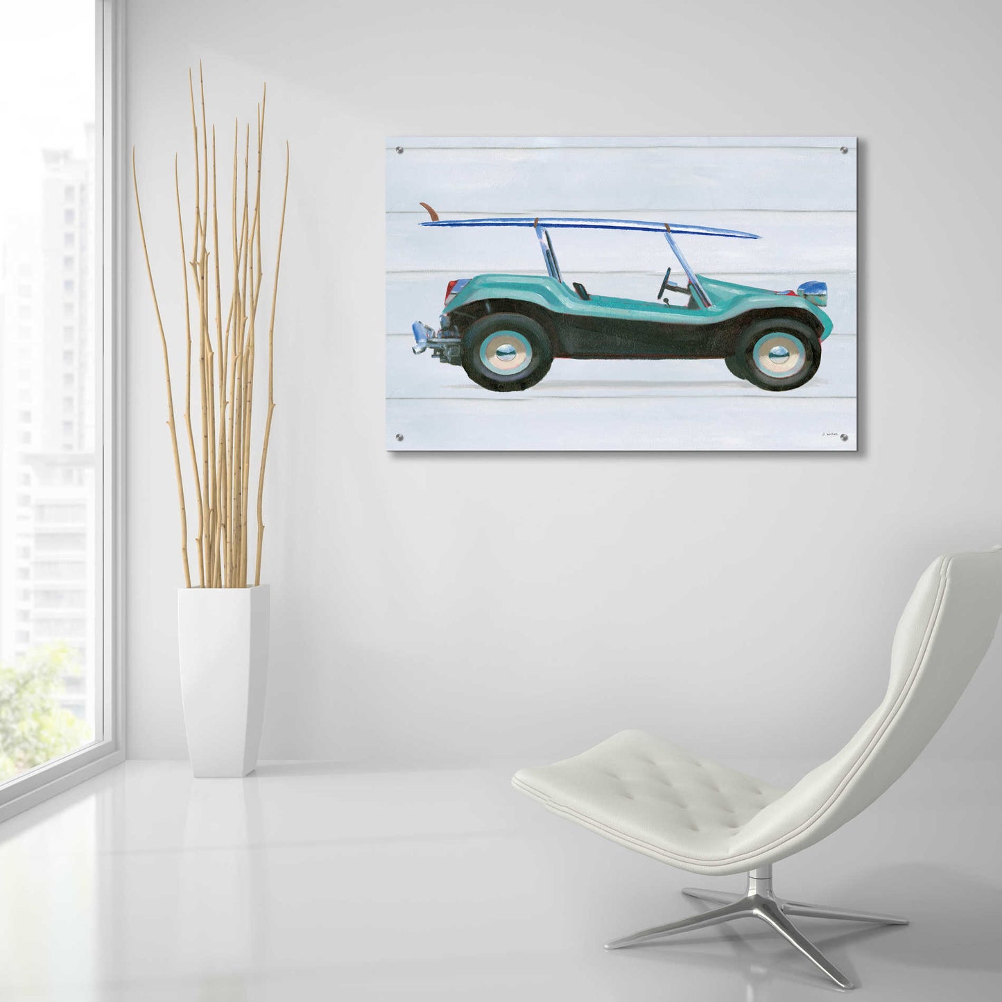 Epic Art 'Beach Ride IX' by James Wiens, Acrylic Glass Wall Art,36x24