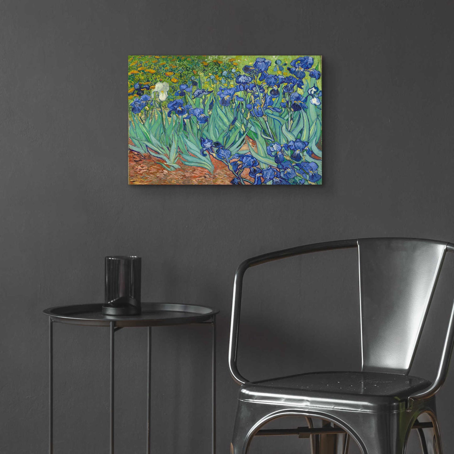 Epic Art 'Irises' by Vincent van Gogh, Acrylic Glass Wall Art,24x16