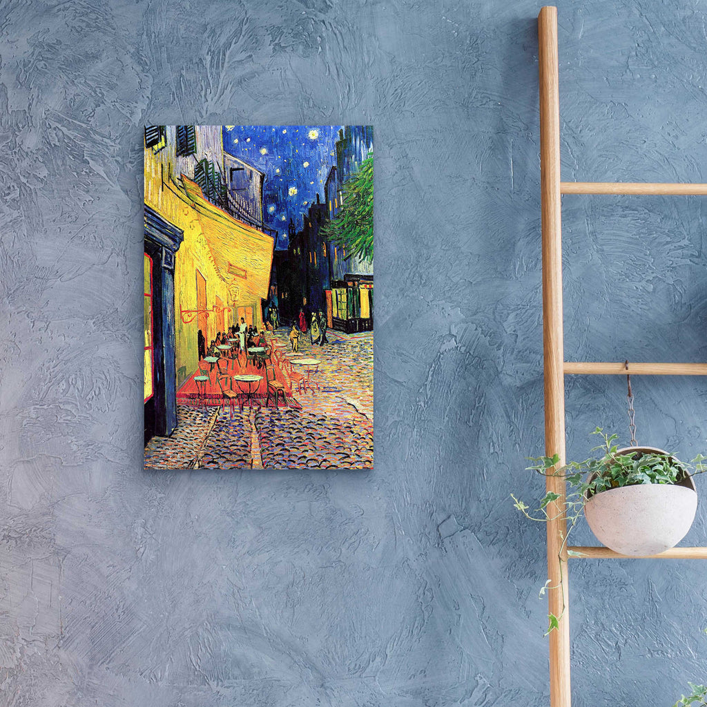 Epic Art 'Cafe Terrace at Night' by Vincent van Gogh, Acrylic Glass Wall Art,16x24