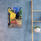 Epic Art 'Cafe Terrace at Night' by Vincent van Gogh, Acrylic Glass Wall Art,16x24