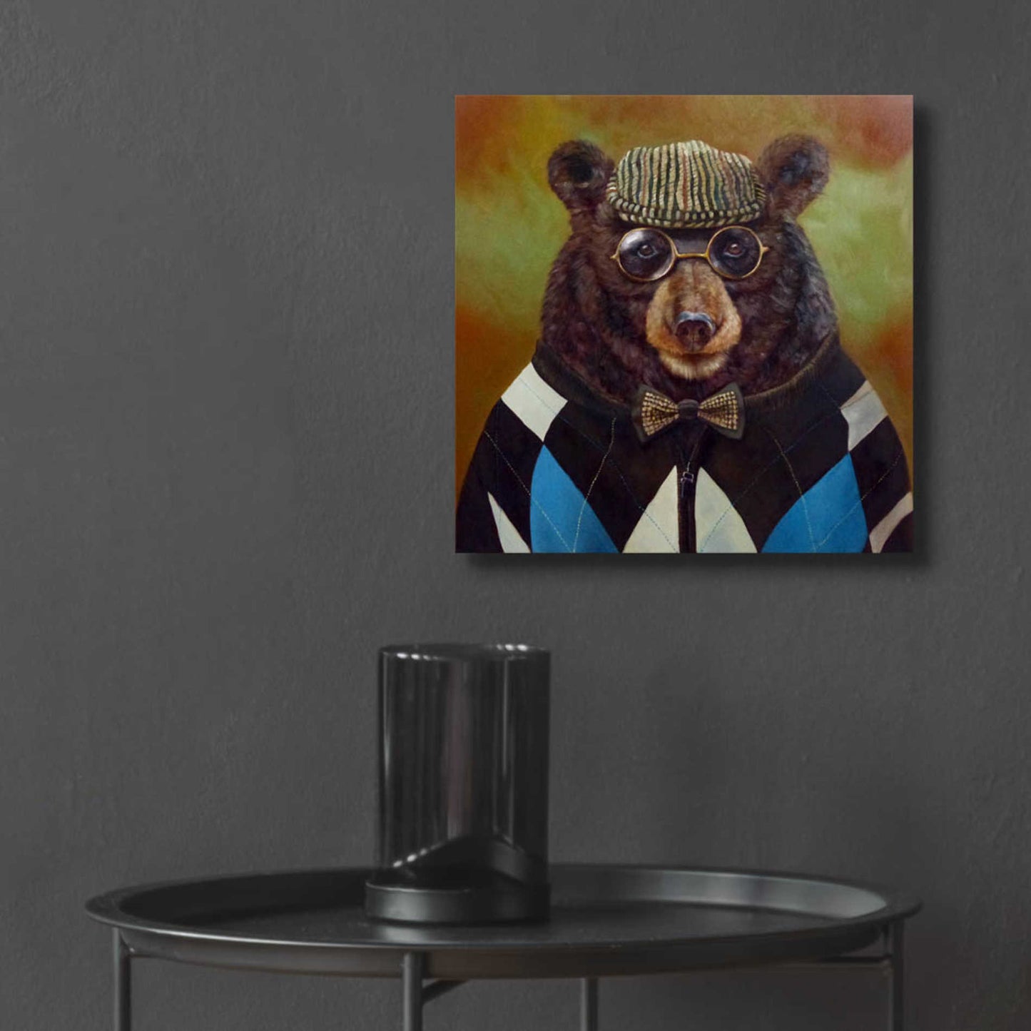 Epic Art 'Papa Bear' by Lucia Heffernan, Acrylic Glass Wall Art,12x12