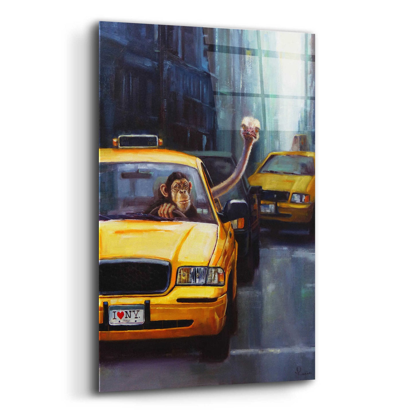 Epic Art 'Rush Hour' by Lucia Heffernan, Acrylic Glass Wall Art,12x16