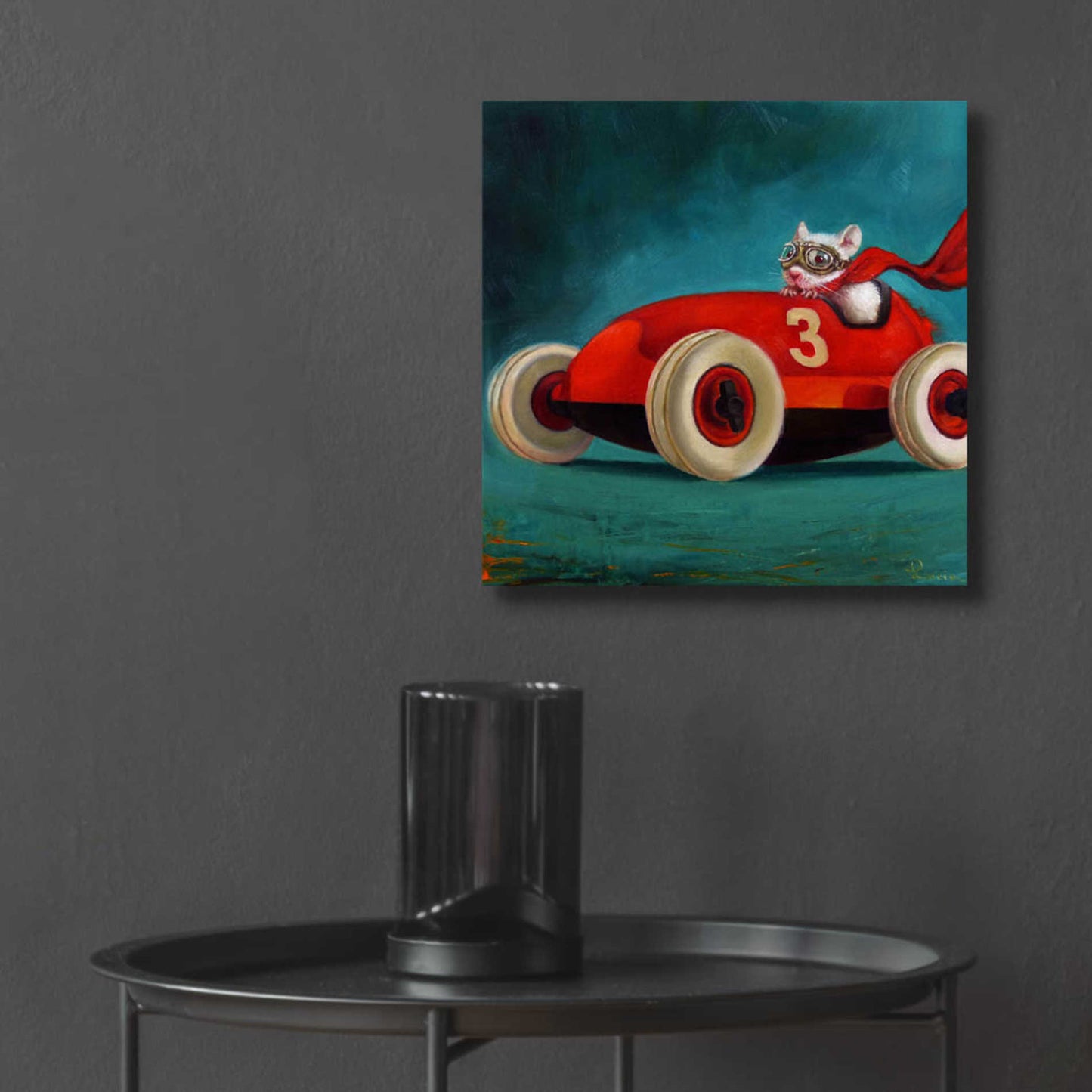 Epic Art 'Speed Racer' by Lucia Heffernan, Acrylic Glass Wall Art,12x12