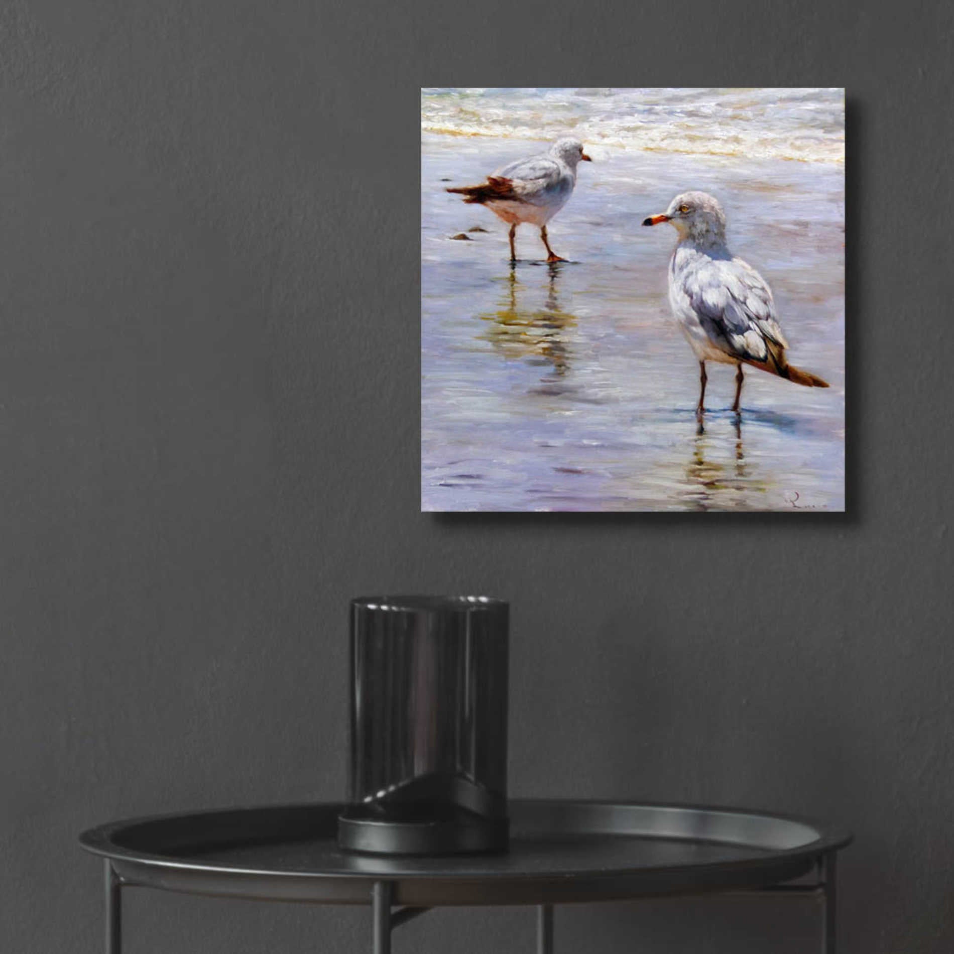 Epic Art 'Waders' by Lucia Heffernan, Acrylic Glass Wall Art,12x12