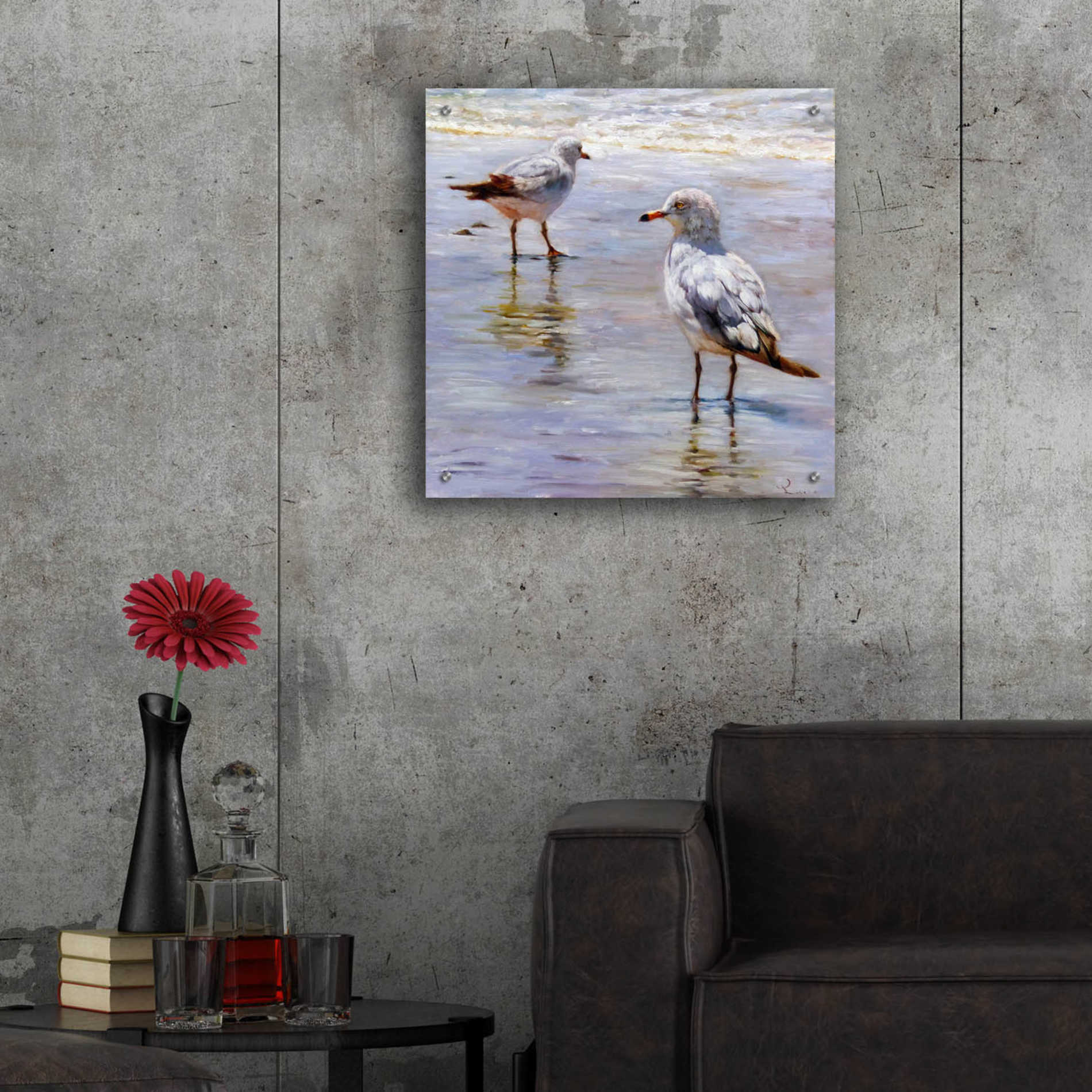 Epic Art 'Waders' by Lucia Heffernan, Acrylic Glass Wall Art,24x24