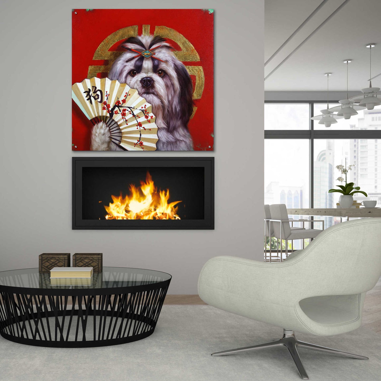 Epic Art 'Eternal Companion' by Lucia Heffernan, Acrylic Glass Wall Art,36x36