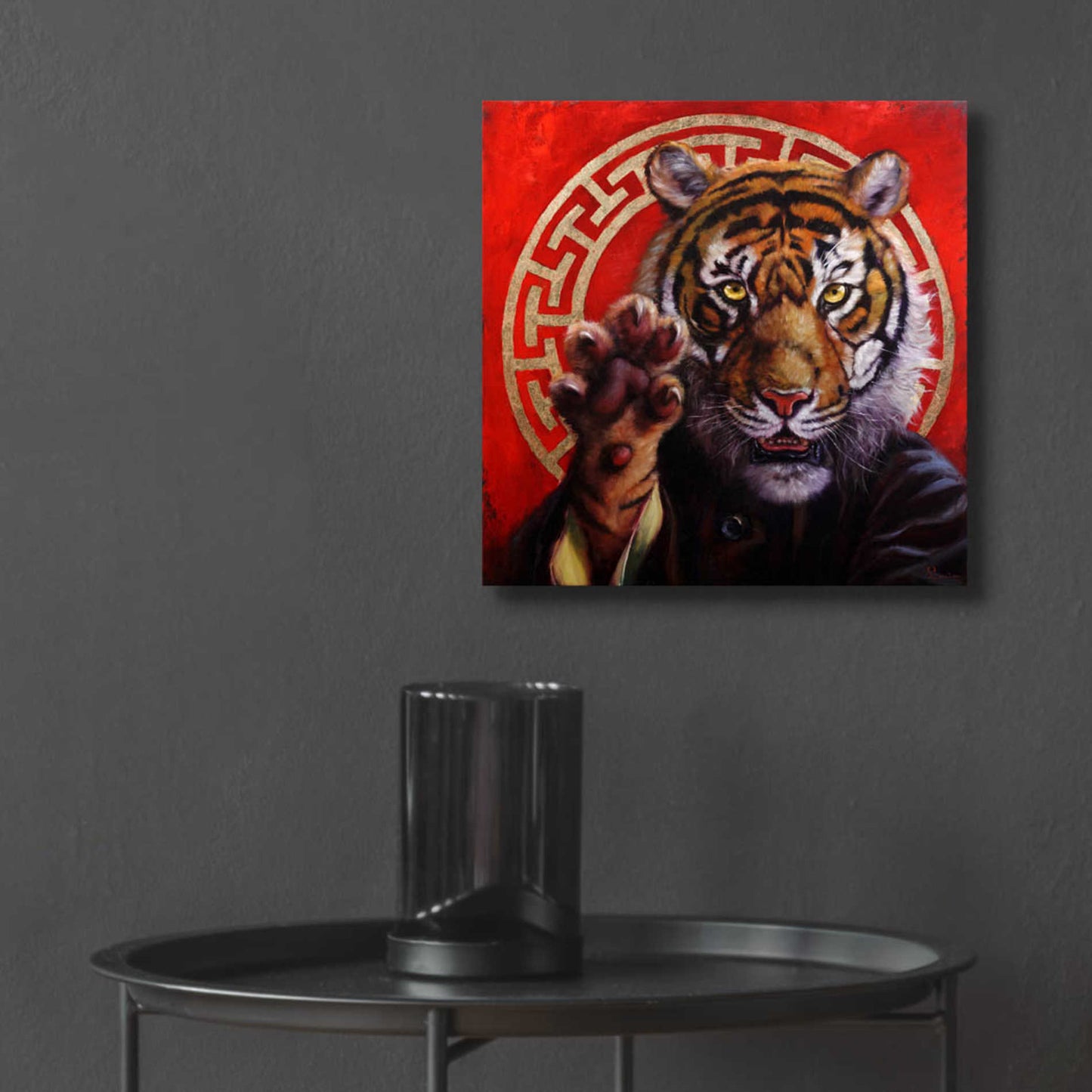 Epic Art 'Legend of Tiger Claw' by Lucia Heffernan, Acrylic Glass Wall Art,12x12