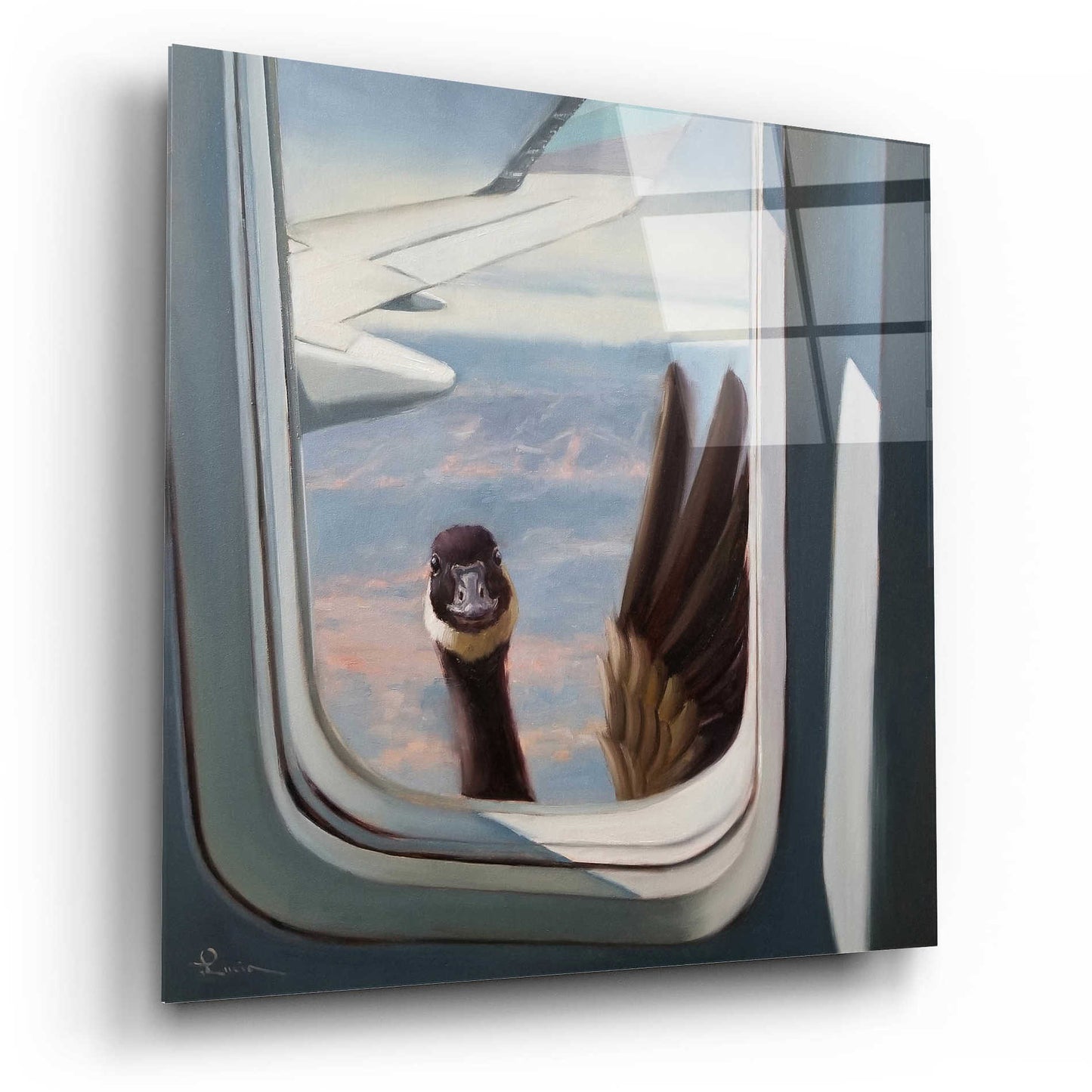 Epic Art 'Friendly Skies' by Lucia Heffernan, Acrylic Glass Wall Art,12x12