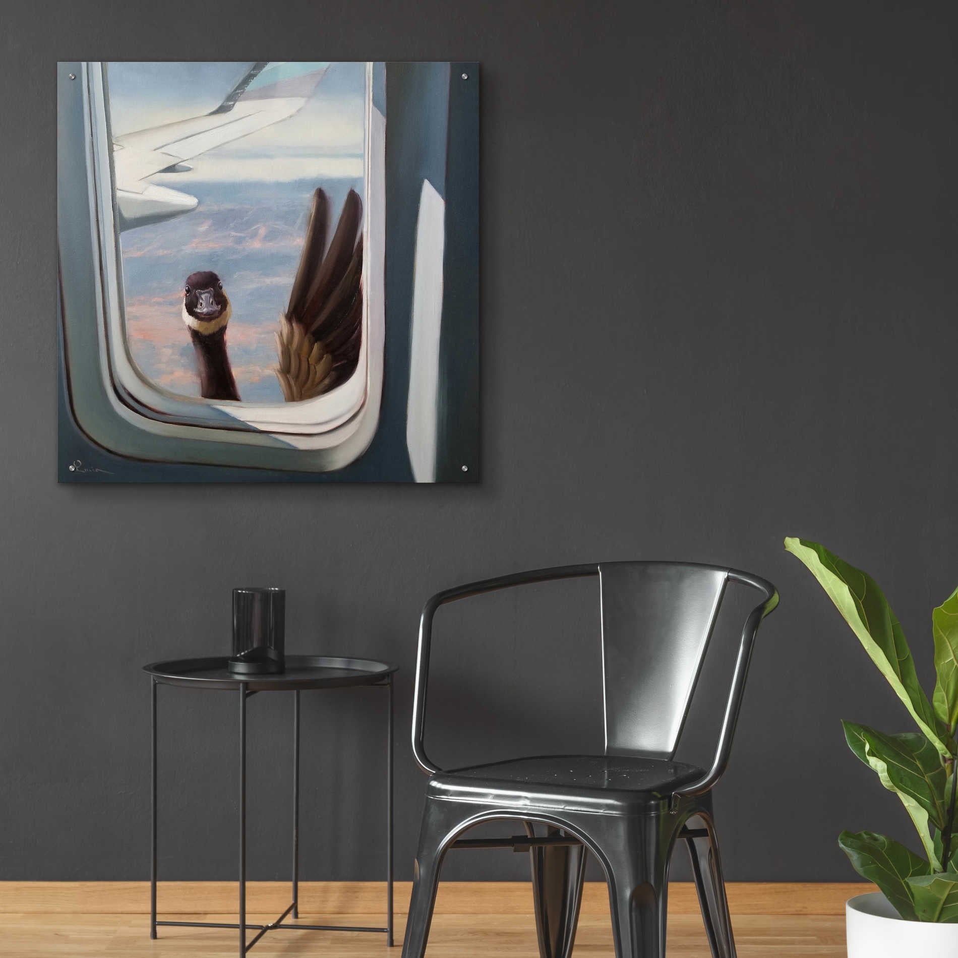 Epic Art 'Friendly Skies' by Lucia Heffernan, Acrylic Glass Wall Art,36x36