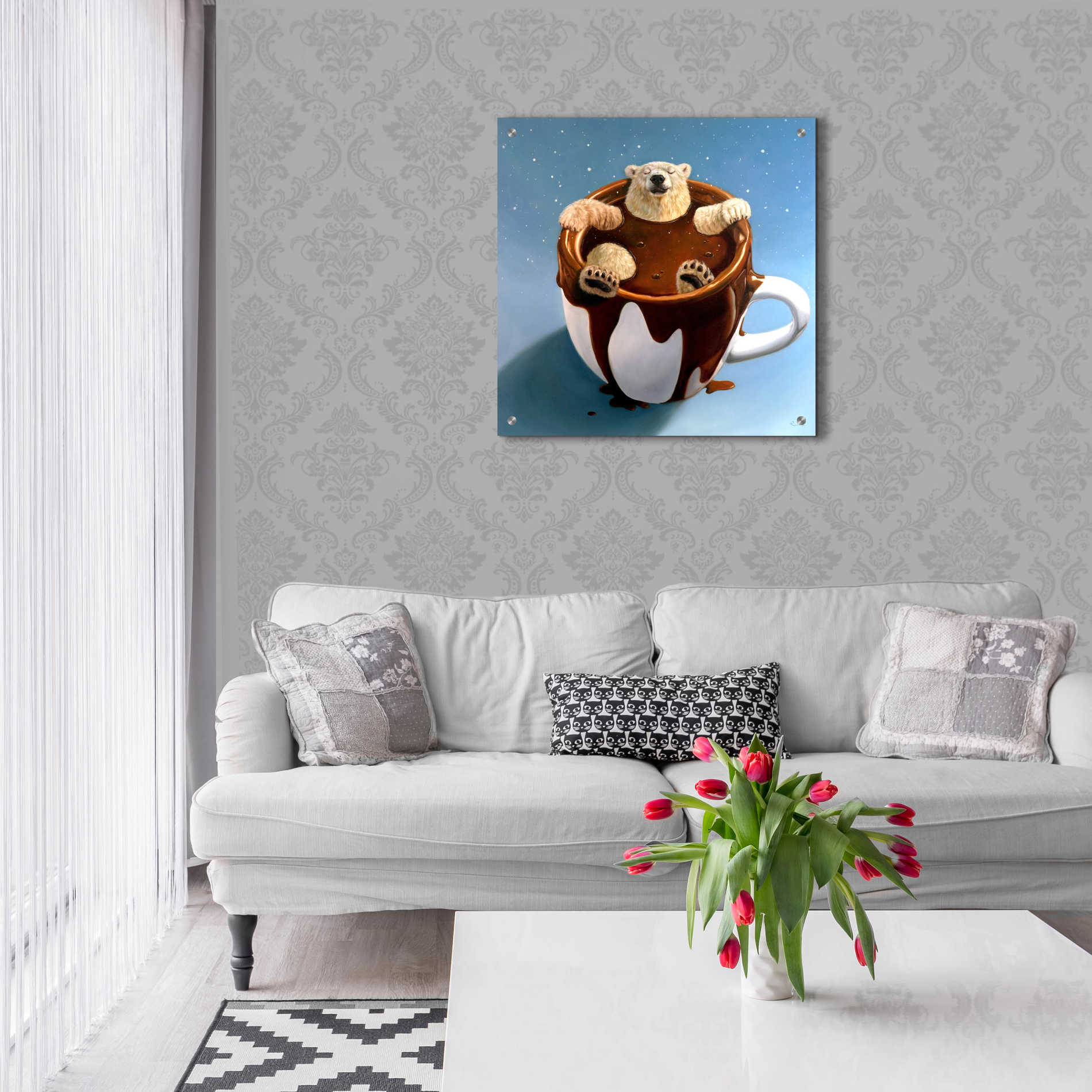 Epic Art 'Chocolate Spa' by Lucia Heffernan, Acrylic Glass Wall Art,24x24