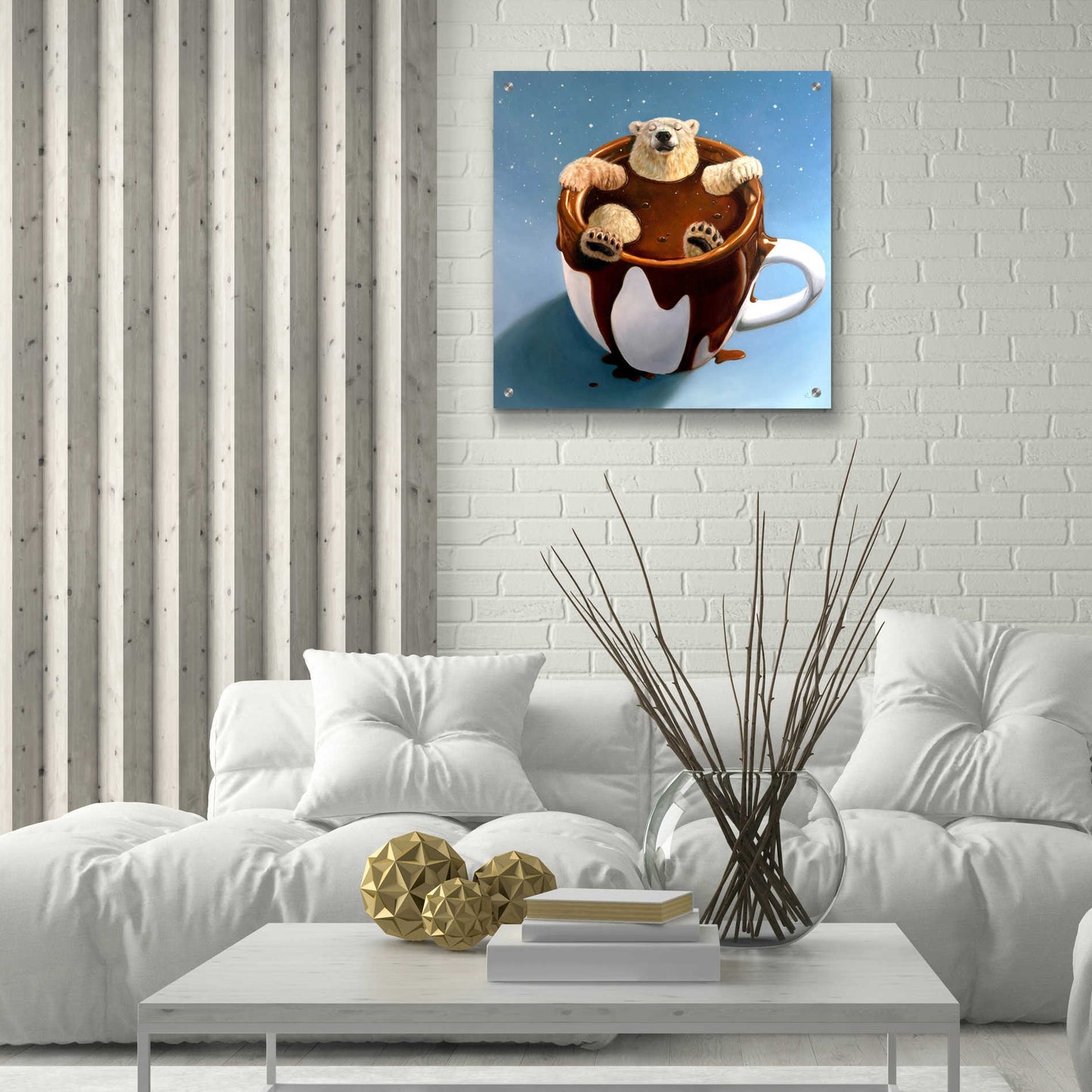 Epic Art 'Chocolate Spa' by Lucia Heffernan, Acrylic Glass Wall Art,24x24