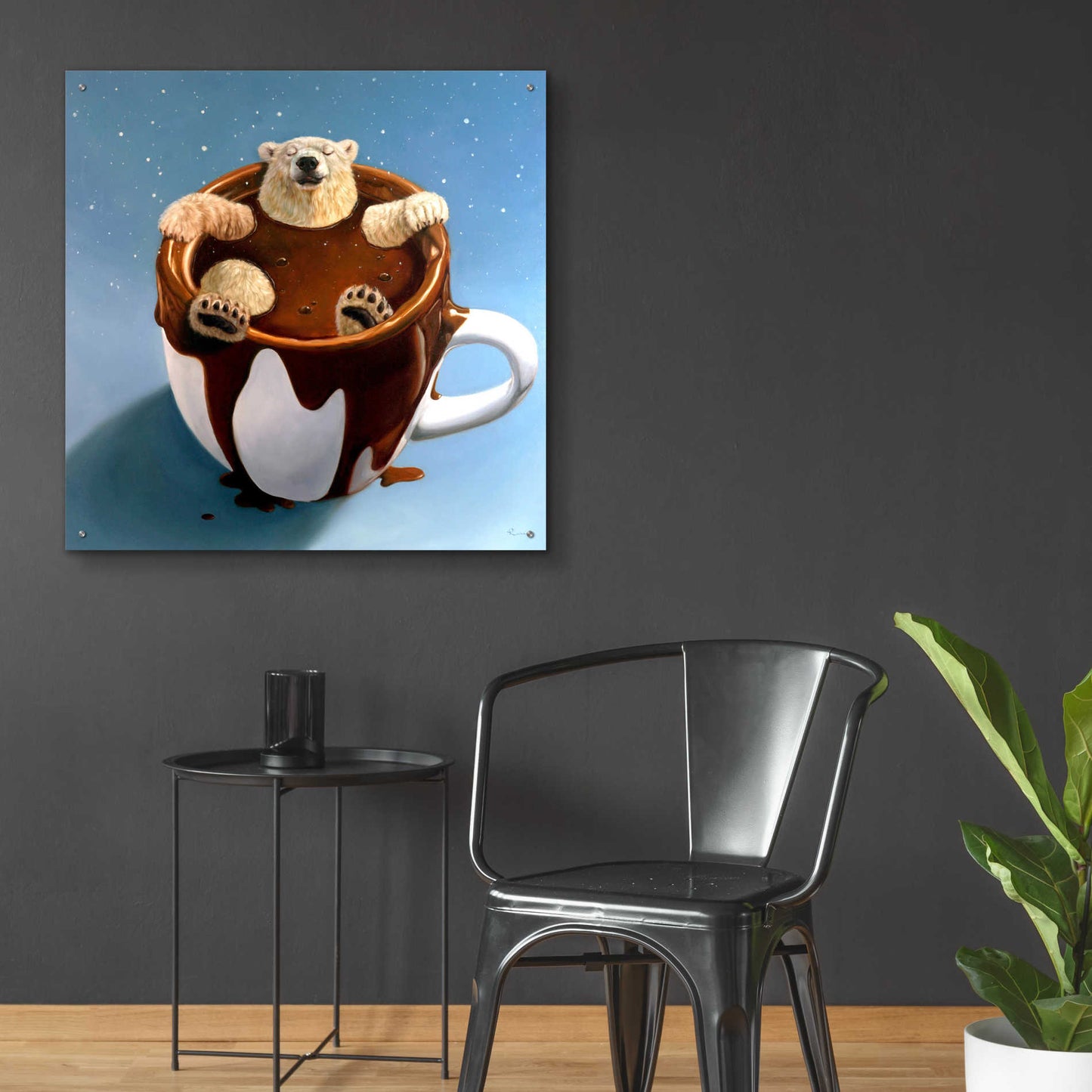 Epic Art 'Chocolate Spa' by Lucia Heffernan, Acrylic Glass Wall Art,36x36