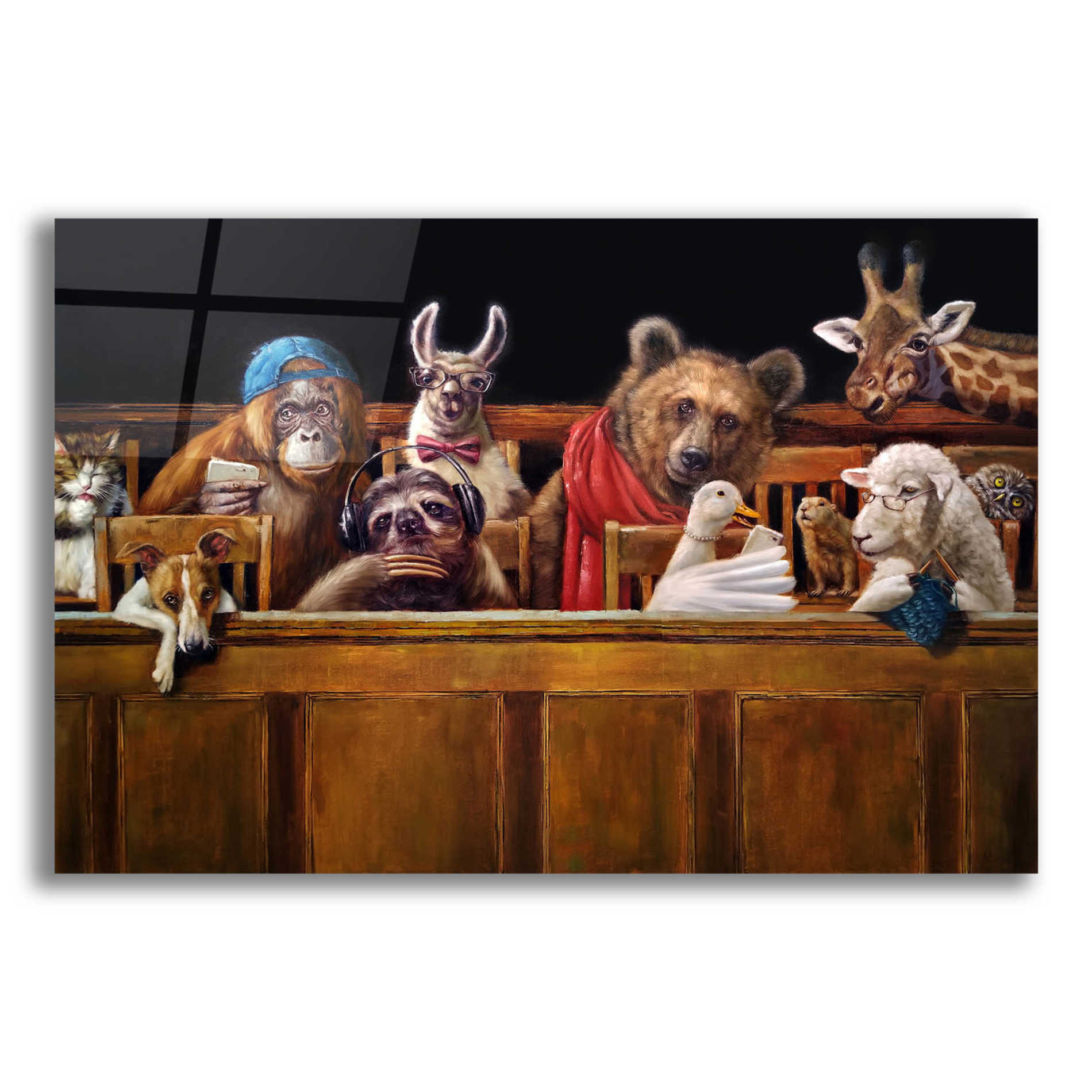 Epic Art 'We The Jury' by Lucia Heffernan, Acrylic Glass Wall Art