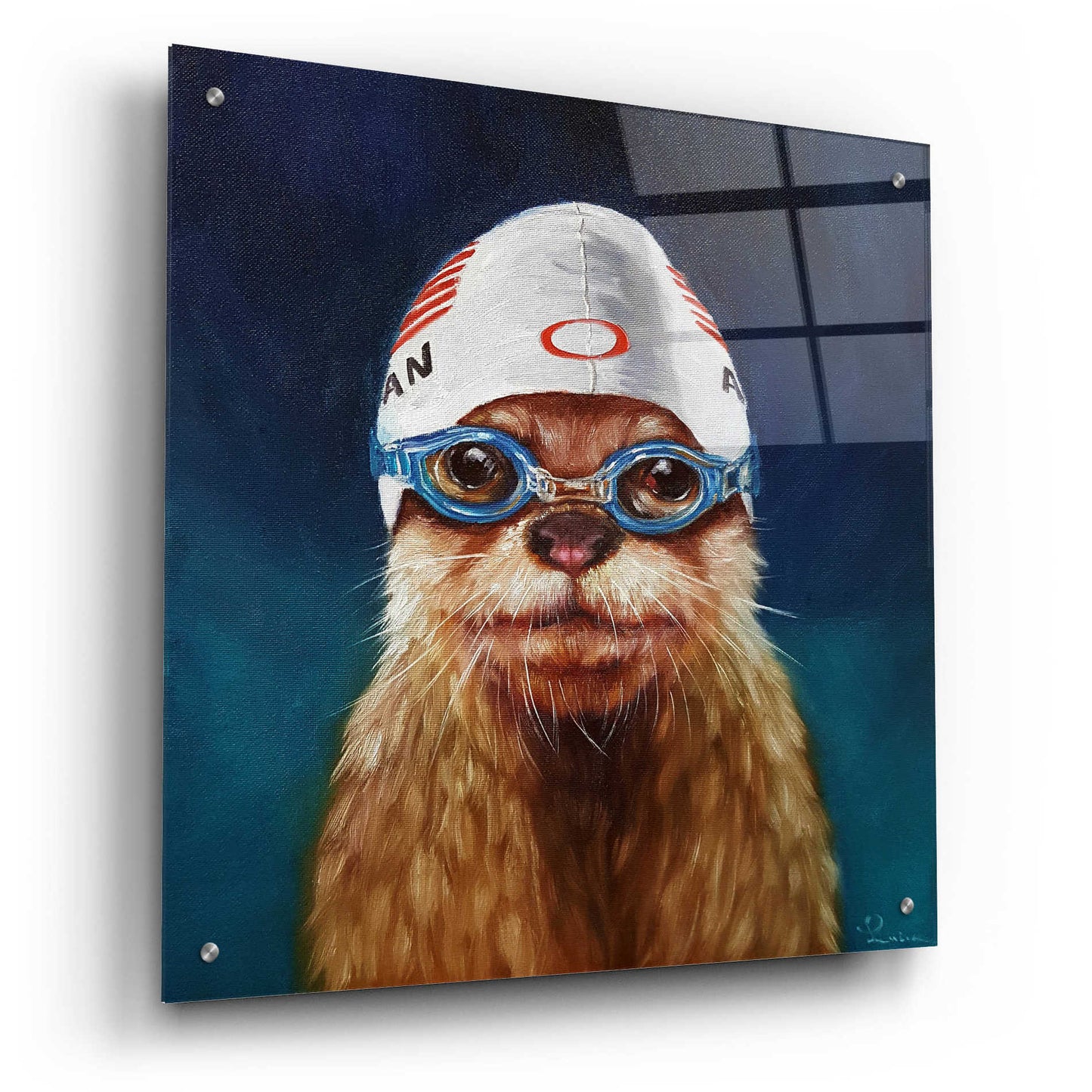 Epic Art 'Olympic Hopeful No. 2' by Lucia Heffernan, Acrylic Glass Wall Art,24x24