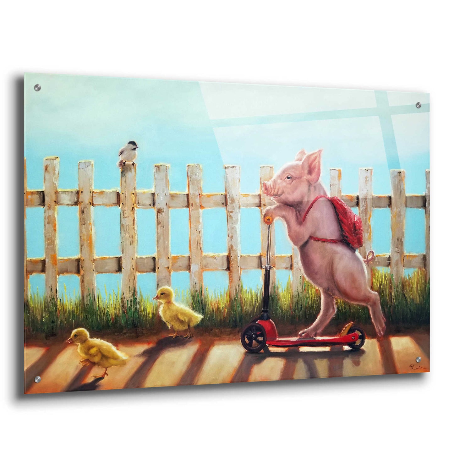 Epic Art 'Summer Stroll' by Lucia Heffernan, Acrylic Glass Wall Art,36x24